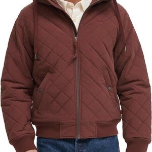 Men's Quilted Brown Jacket